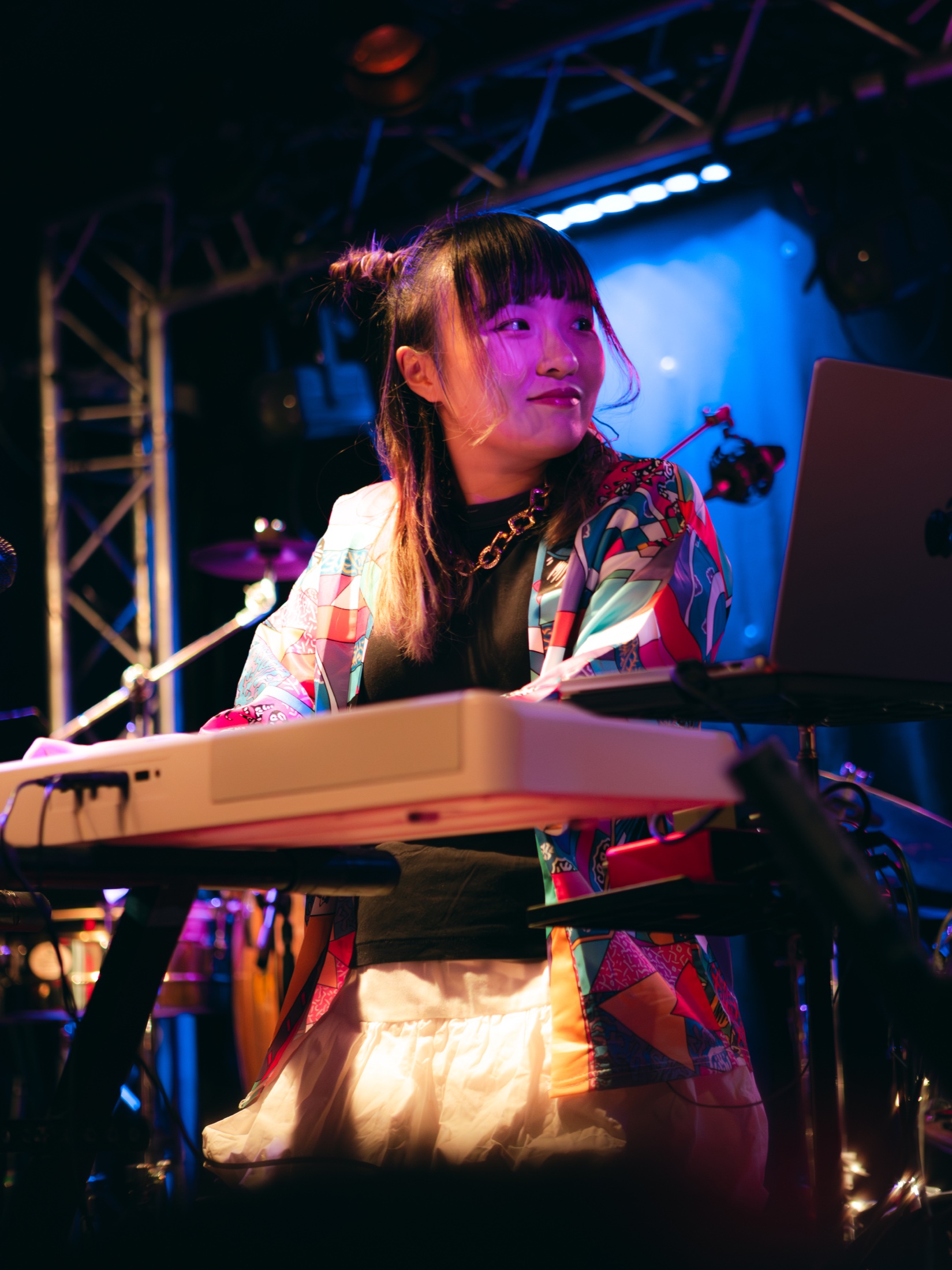 TC.KYLIE at the keyboards at New Morning, Paris
